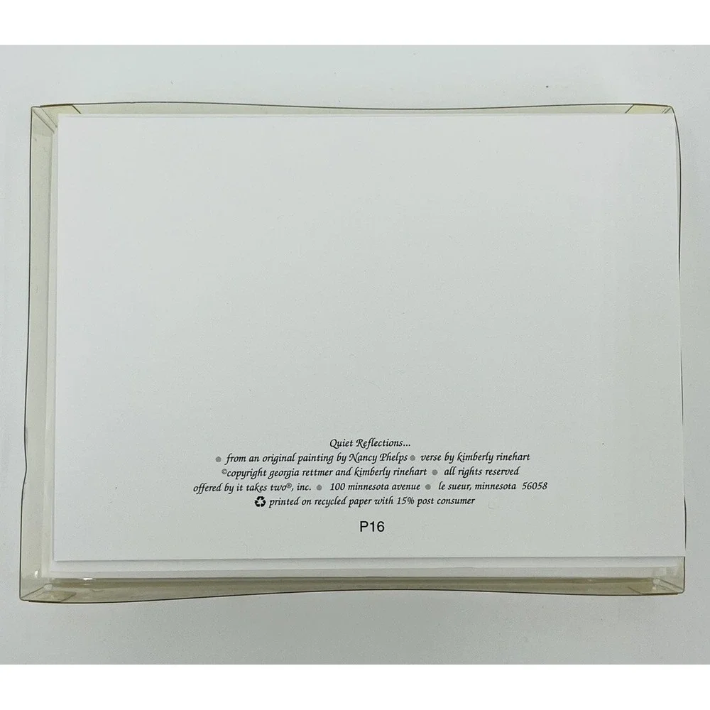 Nancy Phelps Art Christmas Invitations Cards with Envelopes Set of 12